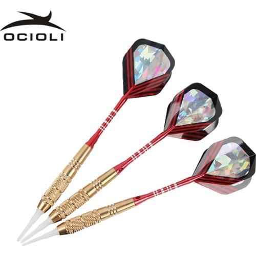 3 Pcs Proffesional Soft Tip Darts 3 Kind Nice Flights Dart Set for Electronic Dartboard Safety Darts Indoor Sports Home Exercise
