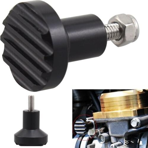 Motorcycle Accessories Fluted Carburetor Choke Knob For Triumph Scrambler Thruxton 900 Bonneville T100 SE Speedmaster