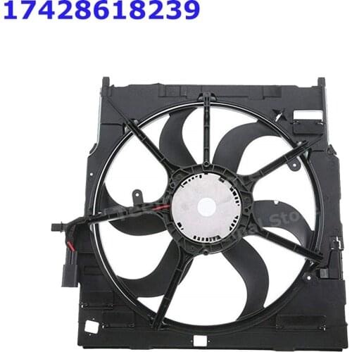 Car Engine Radiator Cooling Fan Assembly for BMW E70 E71 X5 X6 2008-2014 3.0L OEM 17428618239