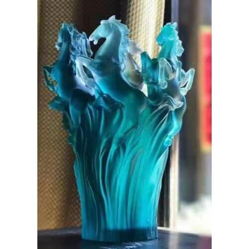 Black tie rooster Decorative Vases
