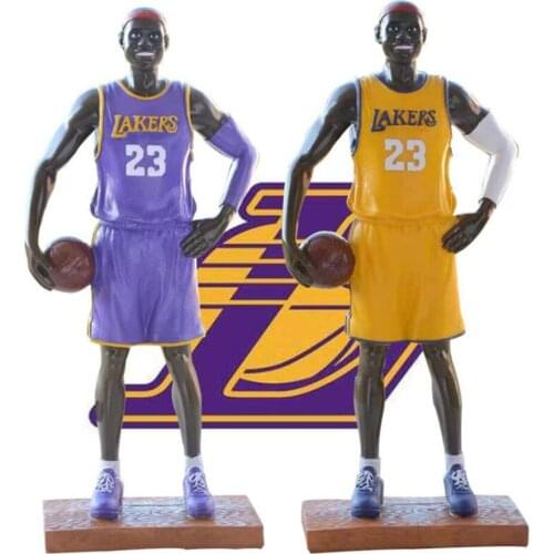 New 35CM Large Basketball Star Figure Doll Boys Adult Toys Car Crafts Decoration James-Kobe Curry Model Fans Kids Christmas Gift