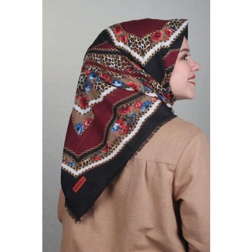 BONJELA PATTERNED COTON SCARF-DESEN-64-RENK-08