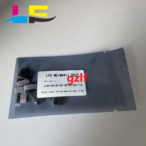 TONER CHIP ForLexmark MS/MX811/MX810/MX812/MX710/MX711/MS810/MS812 yield: 45k Globle version for all country