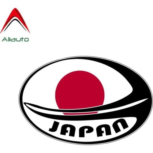 Aliauto Fashion Car Sticker Rugby Sport Flag Ball Japan JDM PVC Decal for Passat B6 Lada Vesta Peugeot 307 Nissan,14cm*9cm