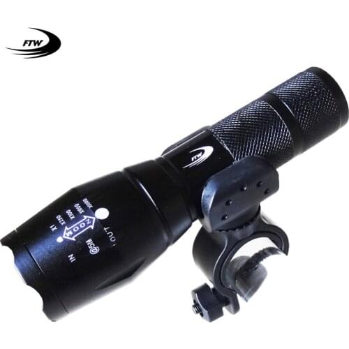 FTW Bicycle Light T6 LED 5 Mode 7 Watt 8000 Lumens Bike Front Light Headlight for Night Cycling Lamp flashlight + Mount BL803