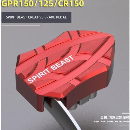 SPIRIT BEAST GPR150 Brake Pedal Modified Aprilia GPR 125 Brake Foot Brake Pad Accessories Motorcycle CR150 Rear Brake Pedal