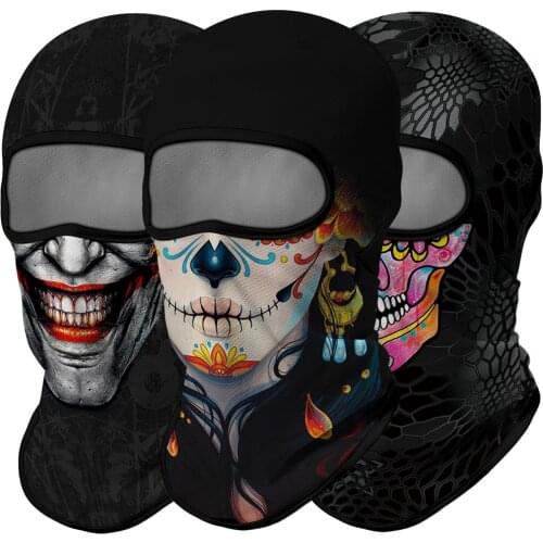 Motorcycle Helmet Balaclava Cycling Full Face Mask Neck Warmer Buff Bandana Kominiarka Biker Masque Scaldacollo Breathable Women