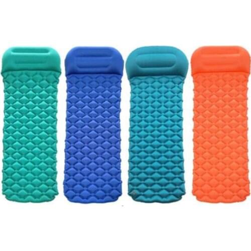 TPU Inflatable Mattress Camping Sleeping Pad Moisture-proof Sleeping Cushion Mat Outdoor Camping Ultralight Camping Mat X659B