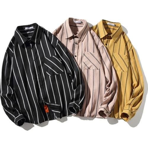 Мужские полосатые рубашки New allpai China At AliExpress