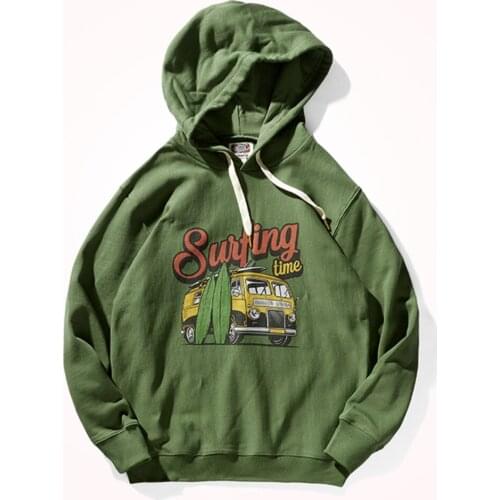 Fall / Winter Hoodie Men 's Couple Loose Long-Sleeved Pullover All -Matching Casual Fleece and Thick Sports Top