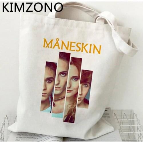Maneskin shopping bag grocery bolso canvas bolsas de tela bolsa tote bag bolsas ecologicas cloth shoping fabric custom
