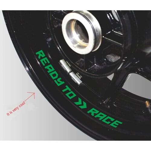 High quality motorcycle wheel decals Reflective stickers rim stripes For all KTM READY TO RACE 200 250 450 600 750