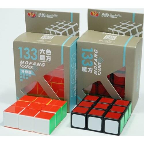 YJ Super Floppy 1x3x3 Magic Cube Black/Stickerless YongJun 133 Speed Puzzle Cubo Magico Learning Education Toys For Children