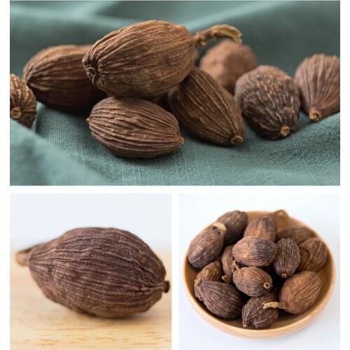 100g/500g WHOLE BLACK Cardamom Pods Amomum /Cardamon Cooking Tool