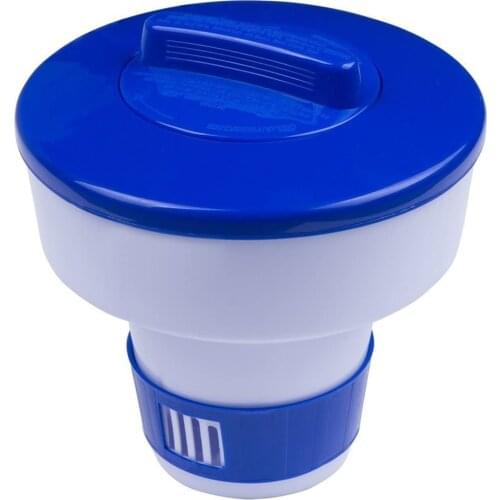 8 inch Swimming Pool Floating Pills Disinfecting Box Automatic Drug Dispenser Afloat Disinfection Chlorine Bromine Pill Case