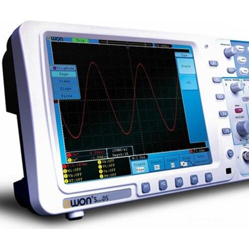 SDS8202V OWON Digital Oscilloscope USB + LAN + VGA Dual Channels Storage 200MHz Bandwidth 2GS/s Samplerate