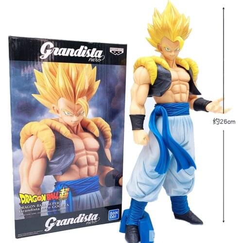 BANDAI Dragon Ball Z Super Saiyan Gogeta 26CM Action Figures PVC Collection Model Toy Anime Figure Toys For Kids