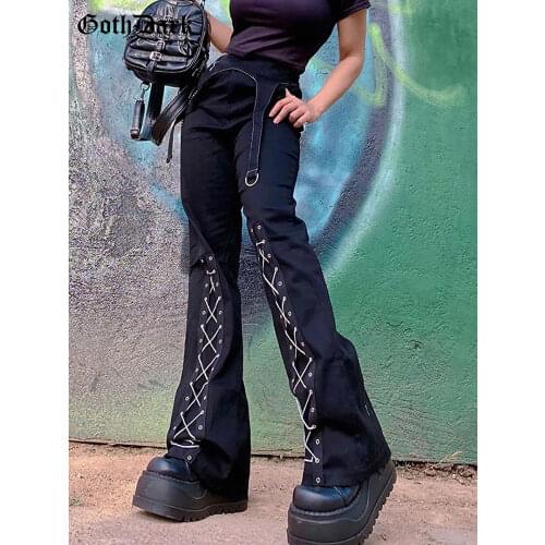 Goth Dark Women's Cropped Trousers