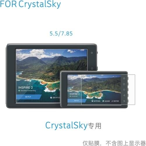 Display HD film for DJI CrystalSky Highlight Display 5.5/7.85 inch HD Explosion-proof Protective film Accessories