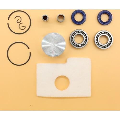 38mm Motor Piston Crankshaft Oil Seal Bearing Air Filter Kit For Stihl MS180 MS 180 018 Chainsaw Spare Parts