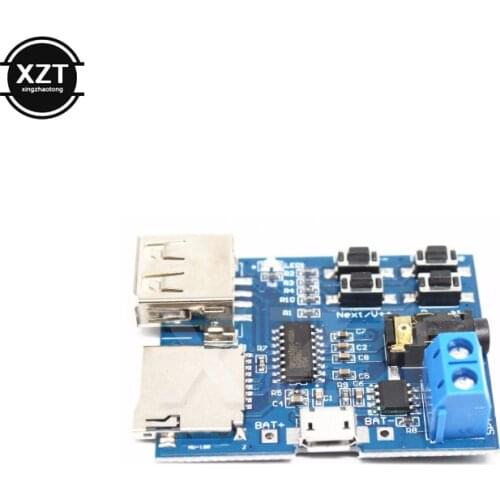 Mp3 nondestructive decoder board Built-in amplifier mp3 module mp3 decoder TF card U disk decoding player