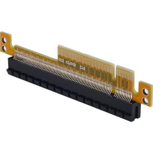 Male to Female Extension PCI-E Express 8x to 16x Extender Converter Riser Card Adapter