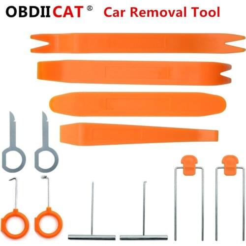 50set/lot 12pcs Car Stereo Installation Kits Car Radio Removal Tool Panel Door Clip Panel Trim Dash Audio Removal