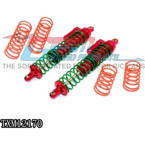 GPM ALUMINIUM FRONT/REAR ADJUSTABLE SPRING SHOCKS For TRAXXAS X-MAXX RC Upgrade