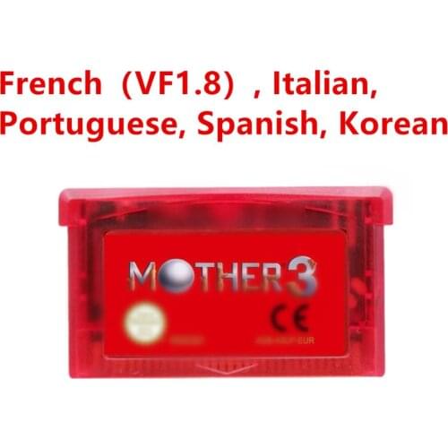 Support Save High Quality Card 32 Bit Games Mother 3 French 1.8/Italian/Portuguese/Spanish/Korean Version