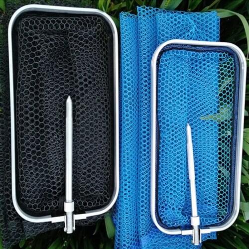 Fish Guard Portable Quick-drying Protection Fishing Square Net Bag Nano Live Fish Bag Small Hole Dense Eye Through Net Folding