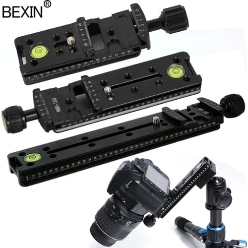Slide Rail RRS long Quick Release plate Clamp Long-focus Zoom Lens Support Holder Bracket for Arca swiss Tripod camera ball head