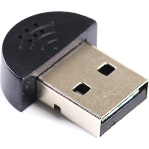 USB Mini Microphone for Raspberry Pi 4 Model B, 3B+,3B, 2 Model B and Rpi B+ Laptop Desktop PCs MIC Audio Adapter