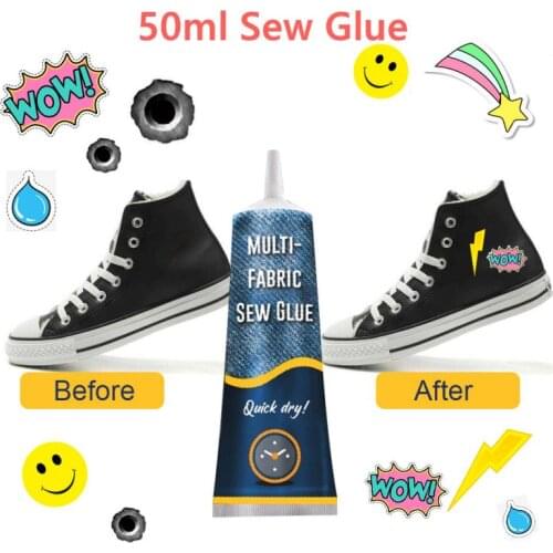 Sew Liquid Glue Bonding Glue Repair Kit For Leather Cloth Textile Multi-Purpose Crafting Fabric Sew Glue Home DIY Tool Wholesale