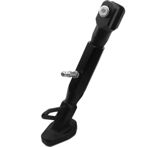 22.4cm Adjustable Motorcycle Single Side Stand Leg Kickstand Supporter Universal Foot Stand Metal Accessories Interior