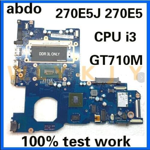 BA41-02342A BA92-14161A B For Samsung NP270E5J 270E5J 270E5 Notebook Motherboard CPU i3 4005U GT710M 2G DDR3 100% Test Work