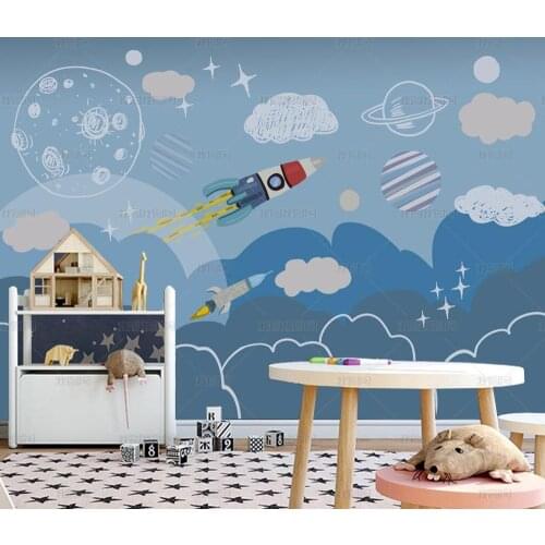 Bacal Custom 3d wallpaper cartoon Airship background wall living room bedroom children room decor mural papier peint wallpaper