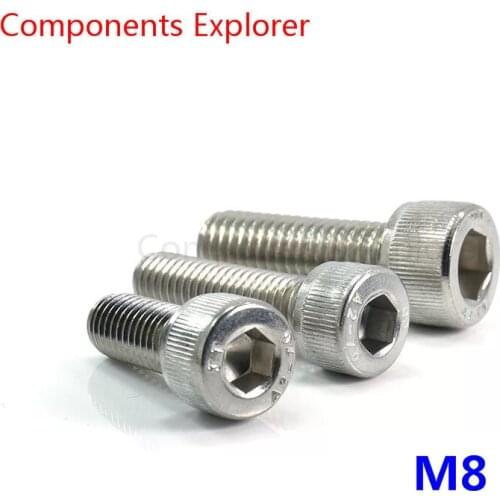 304# Stainless steel core head bolts M8*12/16/20/25/30/35/40/45/50/60mm