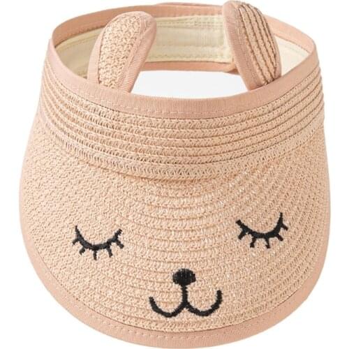 Baby Fashion UV Protection Cap Empty Straw Hat Summer Sun Hat For Boys Girls