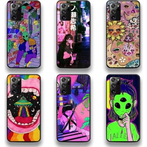 Indie Aesthetic Phone Case For Samsung Galaxy Note20 ultra 7 8 9 10 Plus lite M51 M21 M31 J8 2018 Prime