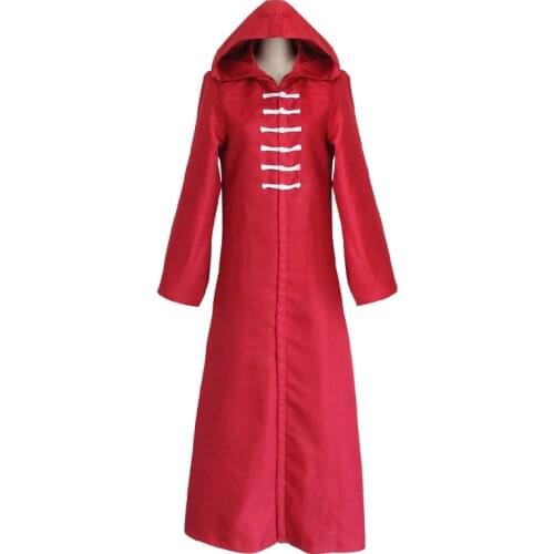 Tokyo Ghoul Cosplay Costume Aogiri Tree Ghoul Cloak Kirishima Toka Uniform Red Cape Halloween Overcoat S-XXL Mens Clothes