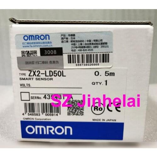 OMRON ZX2-LD50L Authentic original SMART SENSOR 0.5M Photoelectric Switch