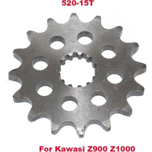 Z900/1000 Sport Bike 520-15T Front Drive Chain Sprocket Gear Steel Pinion For Kawasaki Z900 Z1000 KLZ1000 KLZ1000 ZX1000