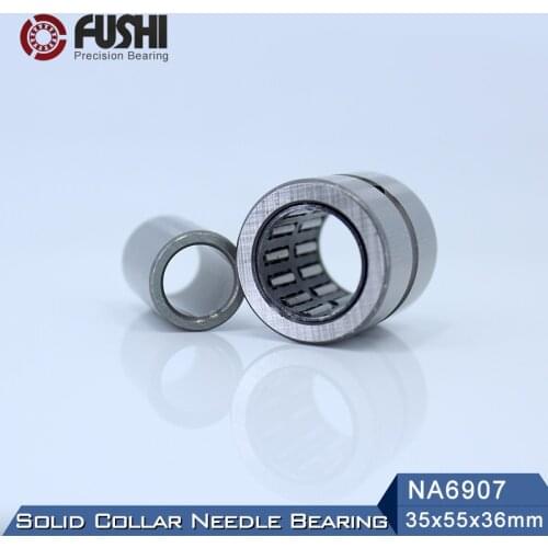 NA6907RS Bearing 35*55*36 mm ( 1 PC ) Solid Collar Needle Roller Bearings With Inner Ring NA6907 RS Bearing
