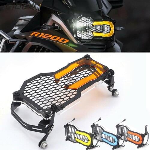 Headlight Guard For BMW R1200GS LC/ADV 2014-2020 R1250GS/ADV 2018-2020Transparent Lens Cover Foldable Grill