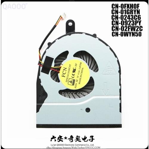 QAOOO Original Cpu Fan For Dell Inspiron 5458 5459 5558 5559 5755 5758 Cpu Cooling Fan CN-0HXH0F