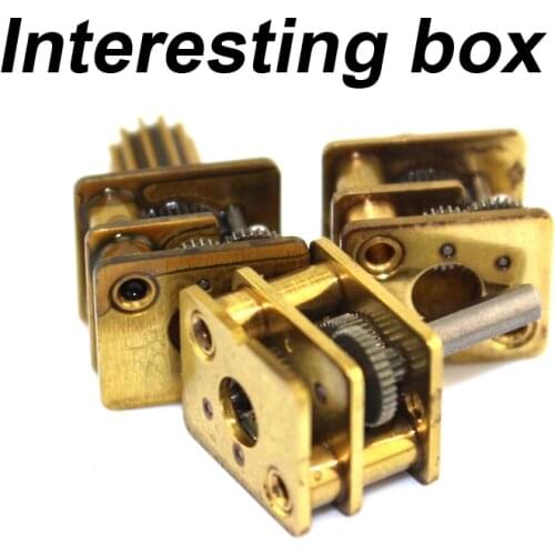 N20 reduction head miniature low speed DC small motor DIY robot metal gear reducer box motor with gear