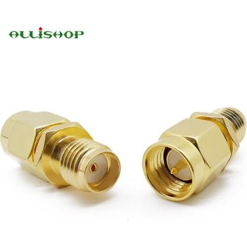 Sma male to sma female connector Straight plug to jack sma connectors adapter Gold-plated 50ohm for WIFI router experiment