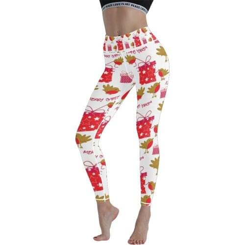 Trend High Performance 3D Printing Womens High Waist Yoga Pants Nine Pants with Leggings Womens Unique Fitness Sports Tights