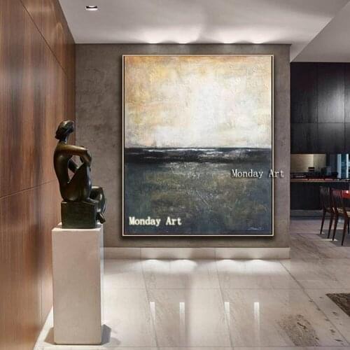 Home Decoration Modern Abstract Art Oil Painting Posters 100% Hand painted Wall Art Canvas Painting Pictures for Living Room