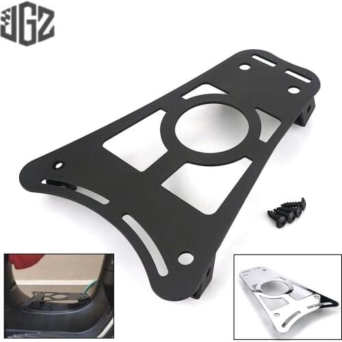 Motorcycle Stainless Steel Rear Luggage Rack Shelf Bracket Support Holder Black Chrome for VESPA GTS 250 300 Accessories Parts